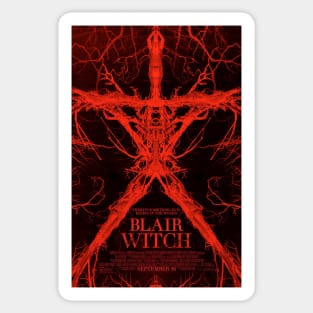 Blair Witch Project Movie Poster - Black Edition Sticker